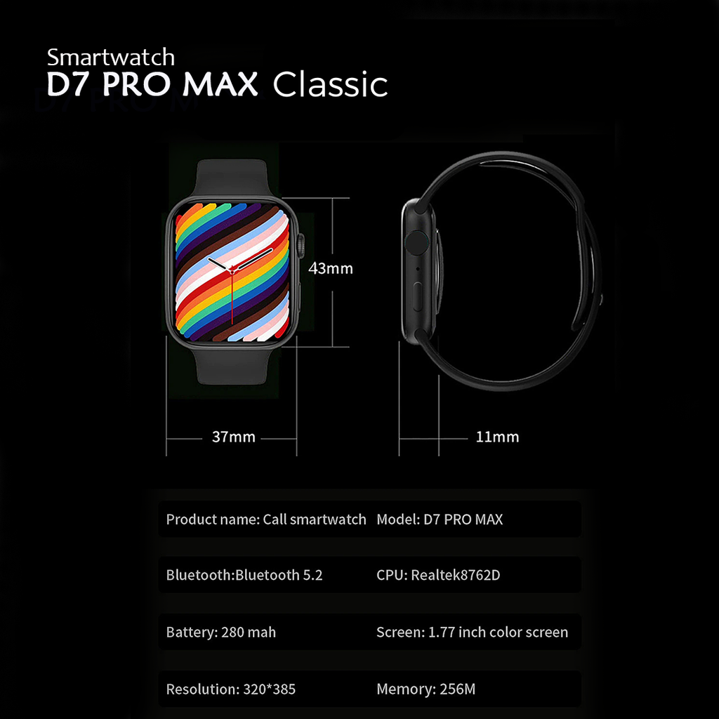 Smartwatch D7 Pro Max Classic