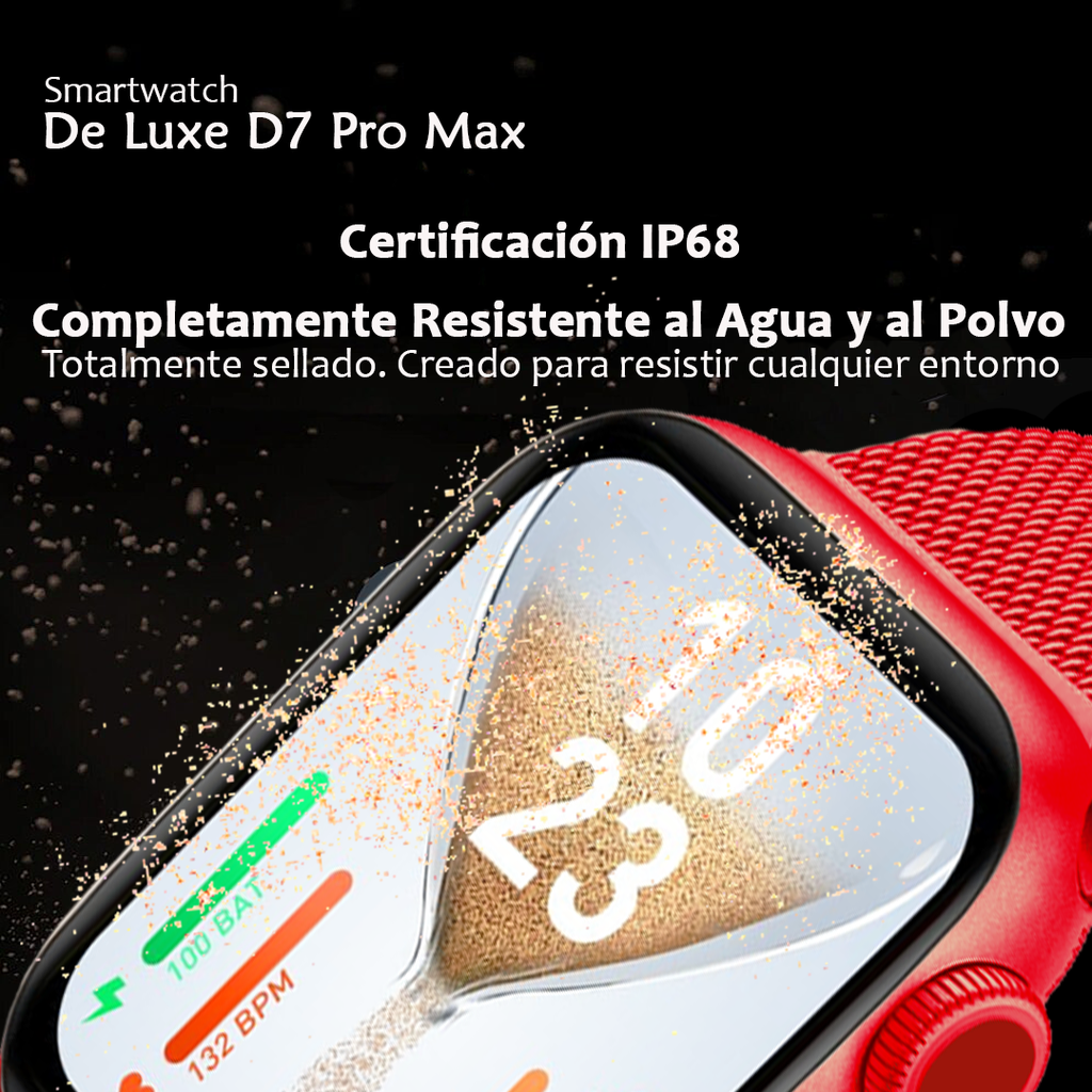 Smartwatch Rojo D7 Pro Max De Luxe