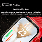 Smartwatch Rojo D7 Pro Max De Luxe