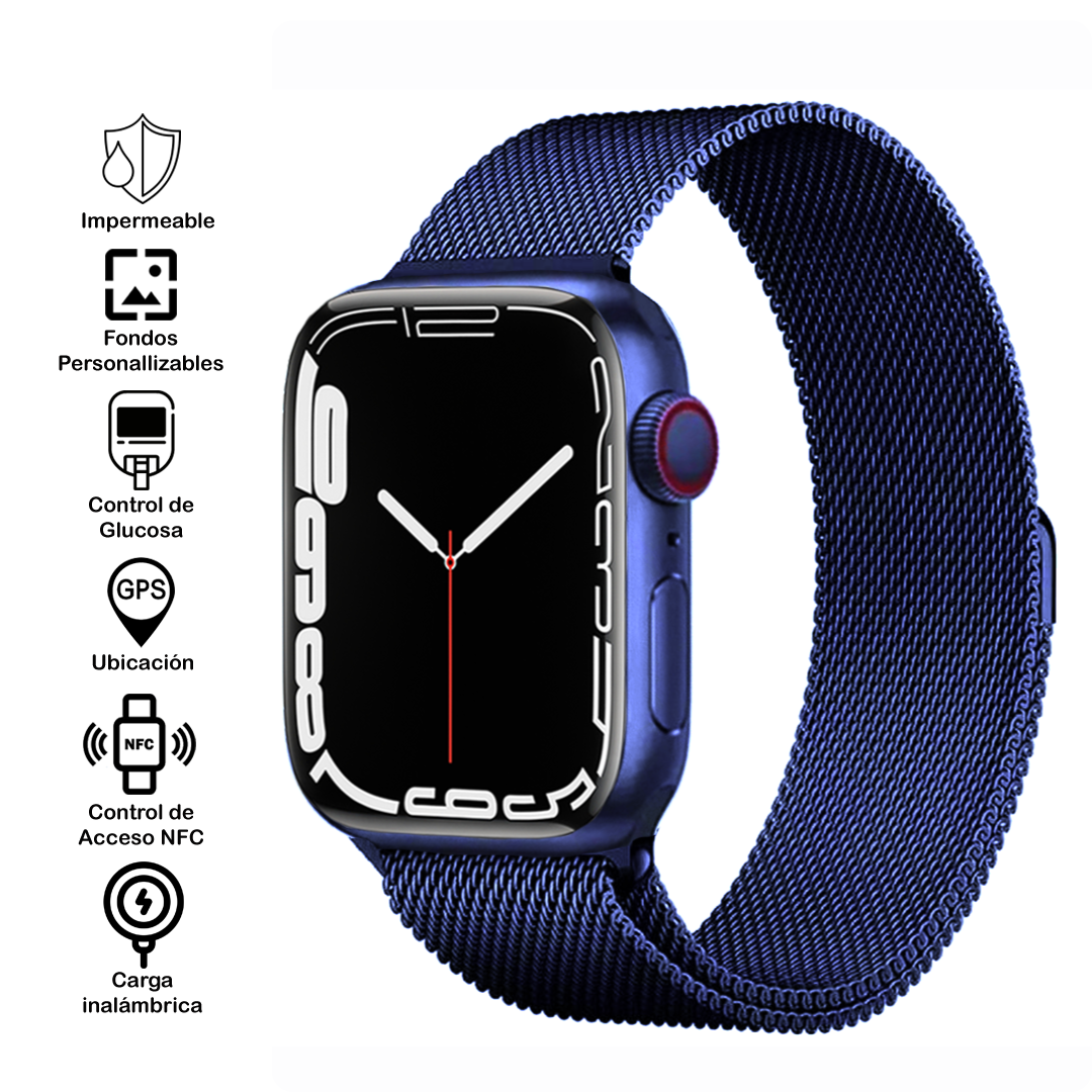 Smartwatch Azul HW57 Pro De Luxe