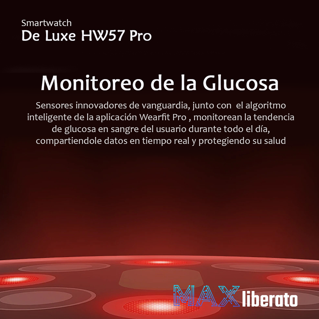 Smartwatch Azul HW57 Pro De Luxe